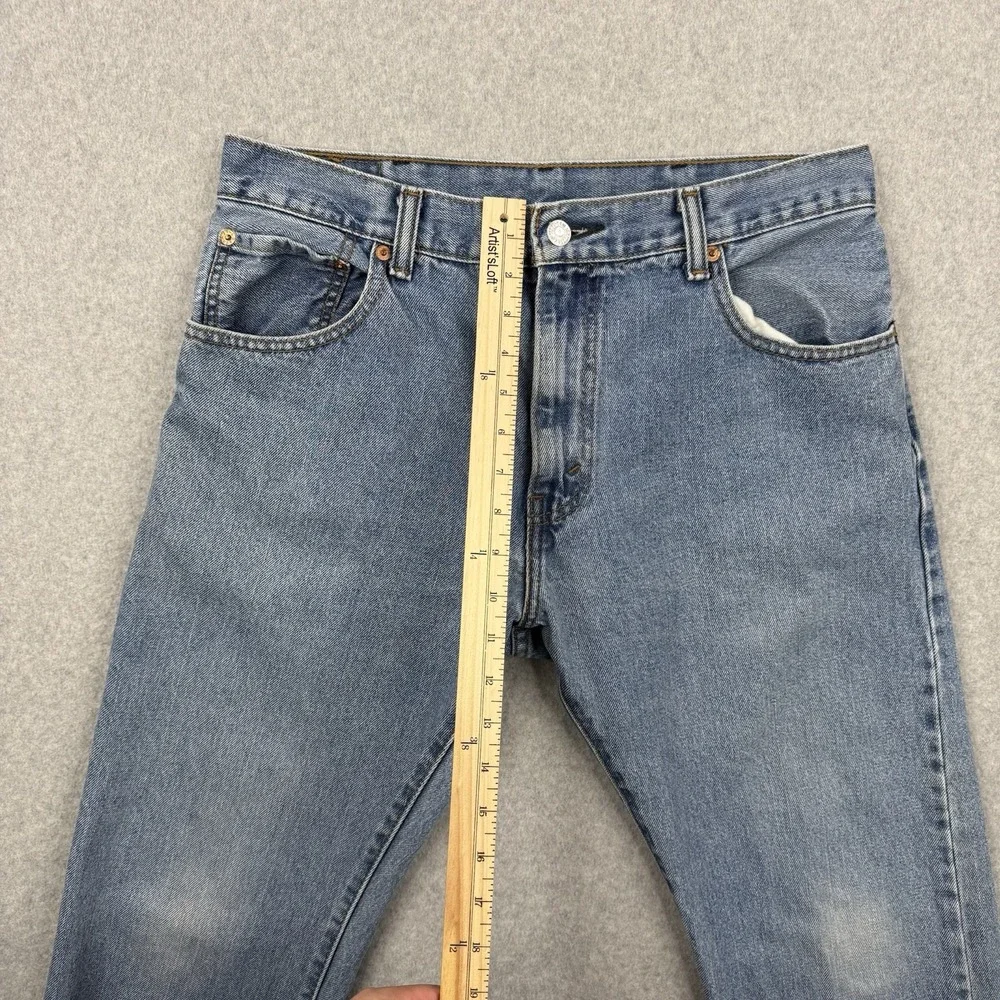 Vintage Levis‎ Jeans Mens 33x29 Blue Y2K 517 Bootcut Denim Western Cotton